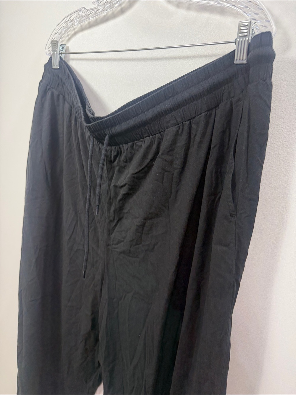 HALARA Wide leg black pull on pants size 2X.NWT - Picture 2 of 9